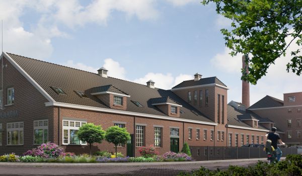 Het Gooi en Omstreken koopt 25 sociale huurwoningen in voormalige melkfabriek Eemlandia in Bunschoten