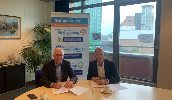 Het Gooi en Omstreken en JeeGee Vastgoed B.V. ondertekenen intentieovereenkomst voor Wonen aan ’t Laantje Loosdrecht