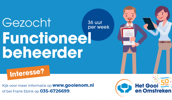 Vacature Functioneel beheerder