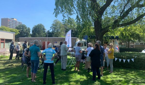 Koffiemoment Spinozahof groot succes