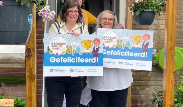 Joke uit Nederhorst den Berg is Buur van het Jaar 2022