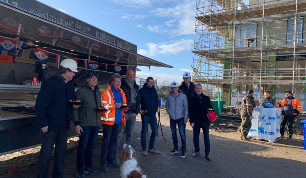 Nieuwbouw Eiland 4 Bunschoten bereikt hoogste punt