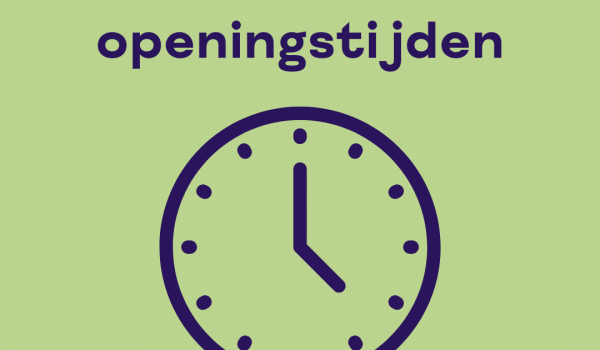 Aangepaste openingstijden