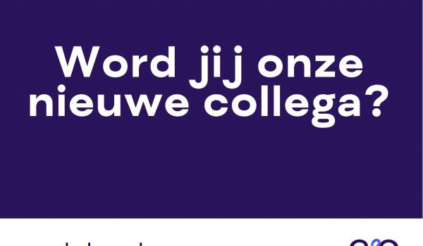 Word jij onze nieuwe collega?