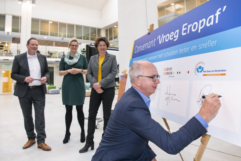 Vroeg Eropaf: Mensen met schulden sneller en beter helpen 1